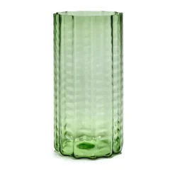 Waves 03 maljakko 35 cm, Green-clear