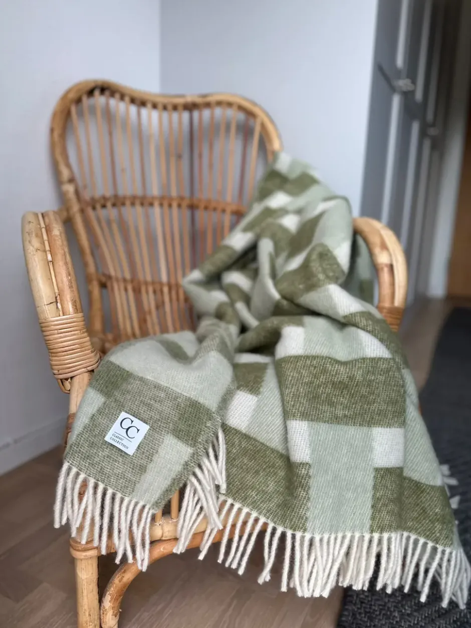 Weave viltti 130×180 cm, Vihreä