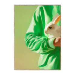 White Rabbit -juliste, 30 x 40 cm