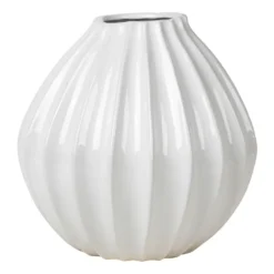 Wide maljakko, ivory, 30 cm