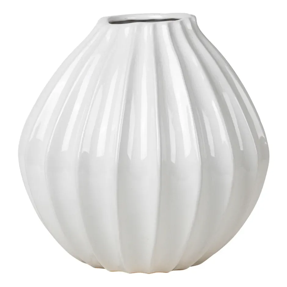 Wide maljakko, ivory, 30 cm