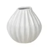 Wide maljakko, ivory, 15 cm