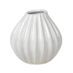 Wide maljakko, ivory, 15 cm