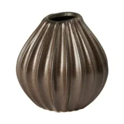Wide maljakko S 15 cm, Ruskea