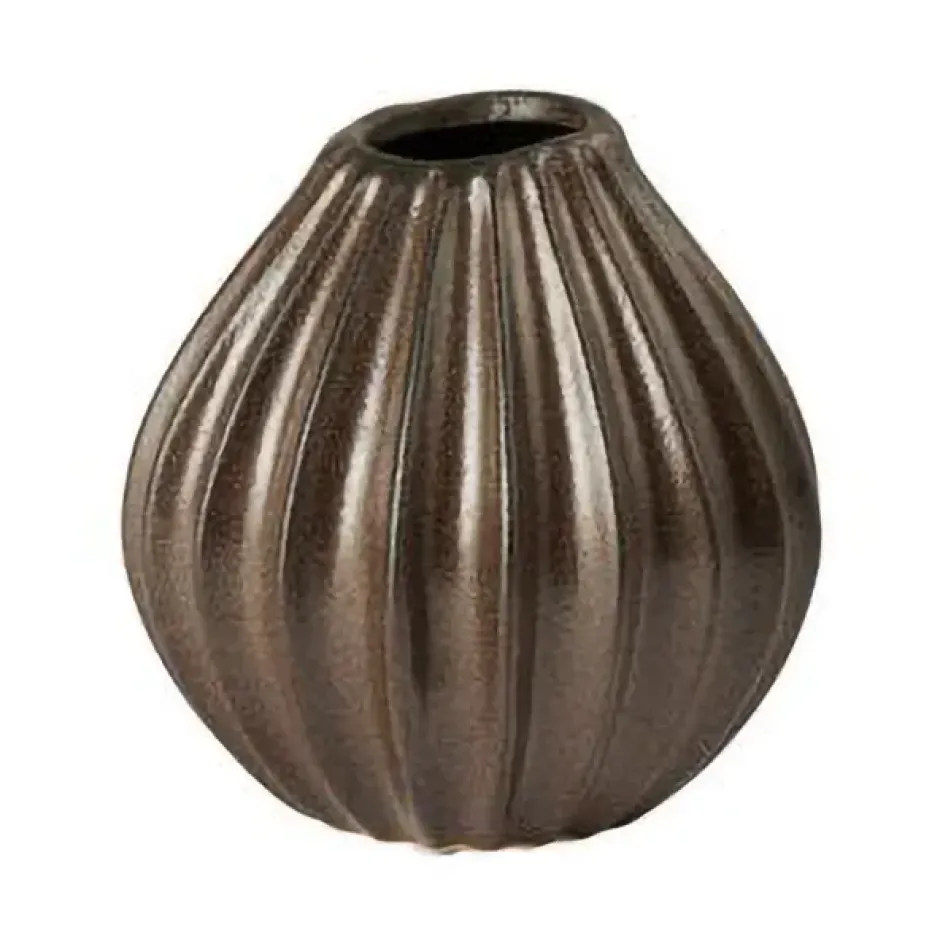 Wide maljakko S 15 cm, Ruskea