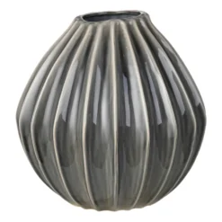Wide maljakko smoked pearl, 30 cm