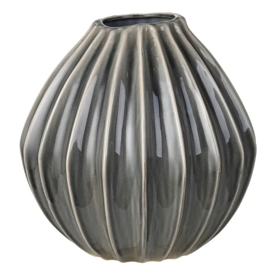 Wide maljakko smoked pearl, 30 cm