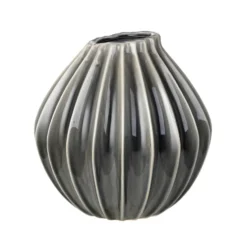 Wide maljakko smoked pearl, 25 cm