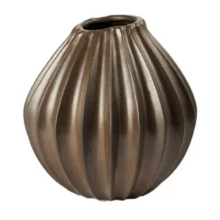 Wide vaasi M 25 cm, Ruskea