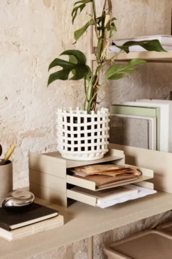 2x2 Organiser paperihyllykkö, Cashmere
