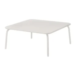 YUA lounge table pöytä 80x80 cm, Silk grey