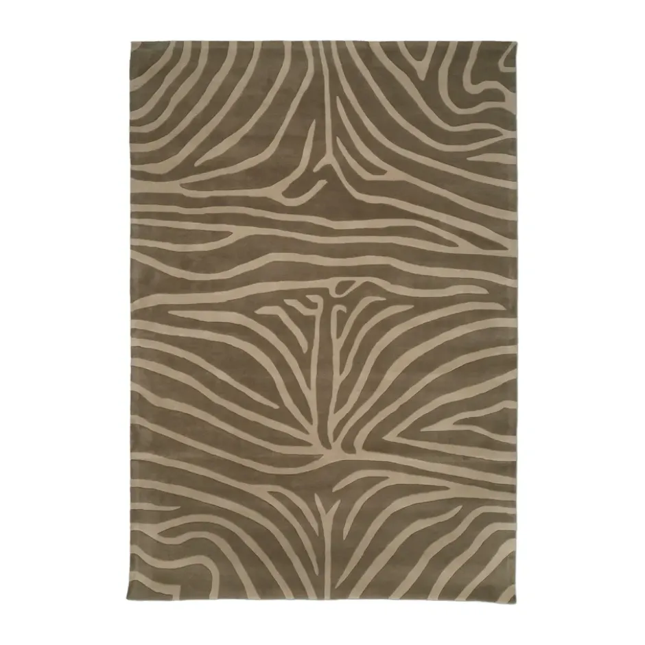 Zebra matto 250x350 cm, Ruskea, 250x350 cm