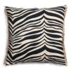 Zebra tyyny 50x50 cm, Musta