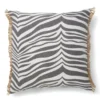 Zebra tyyny 50x50 cm, Titanium