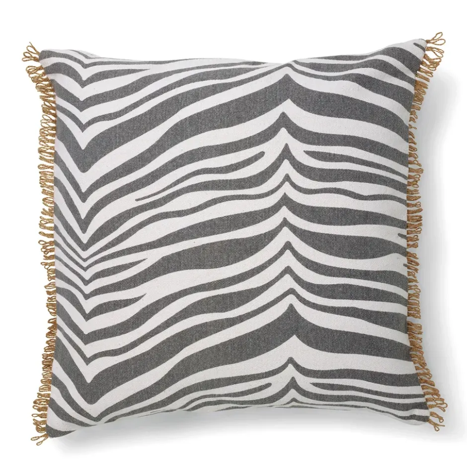 Zebra tyyny 50x50 cm, Titanium