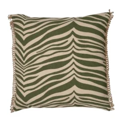Zebra tyyny 50x50 cm, Vihreä