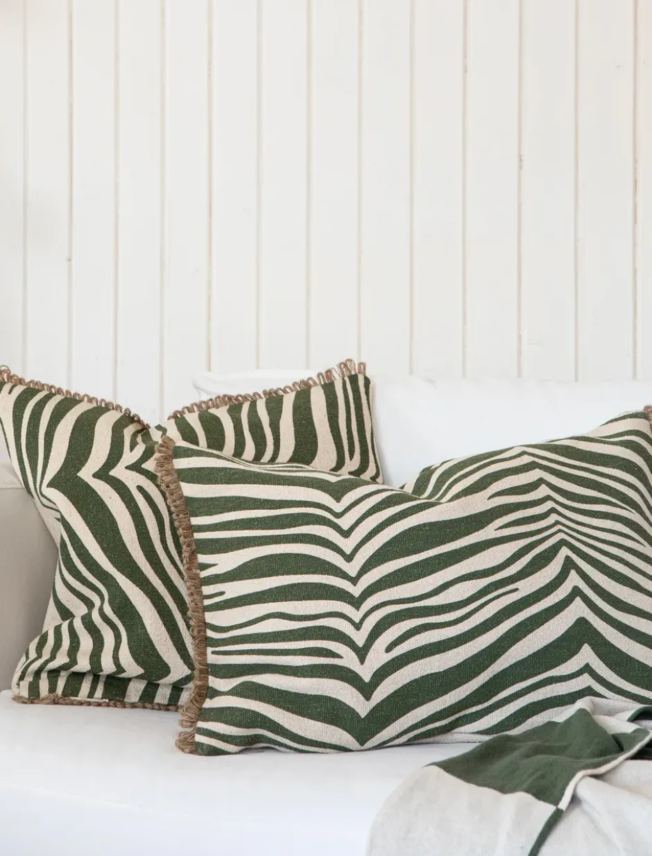 Zebra tyyny 40x60 cm, Vihreä