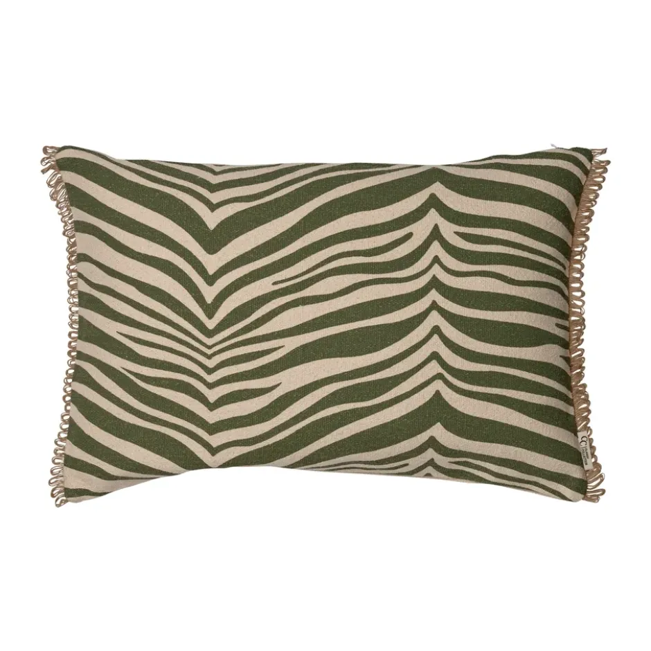 Zebra tyyny 40x60 cm, Vihreä
